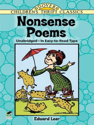 cover image of Nonsense Poems